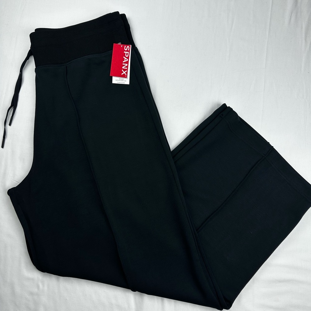 SPANX heavy AirEssentials straight leg in black NEW size 1X